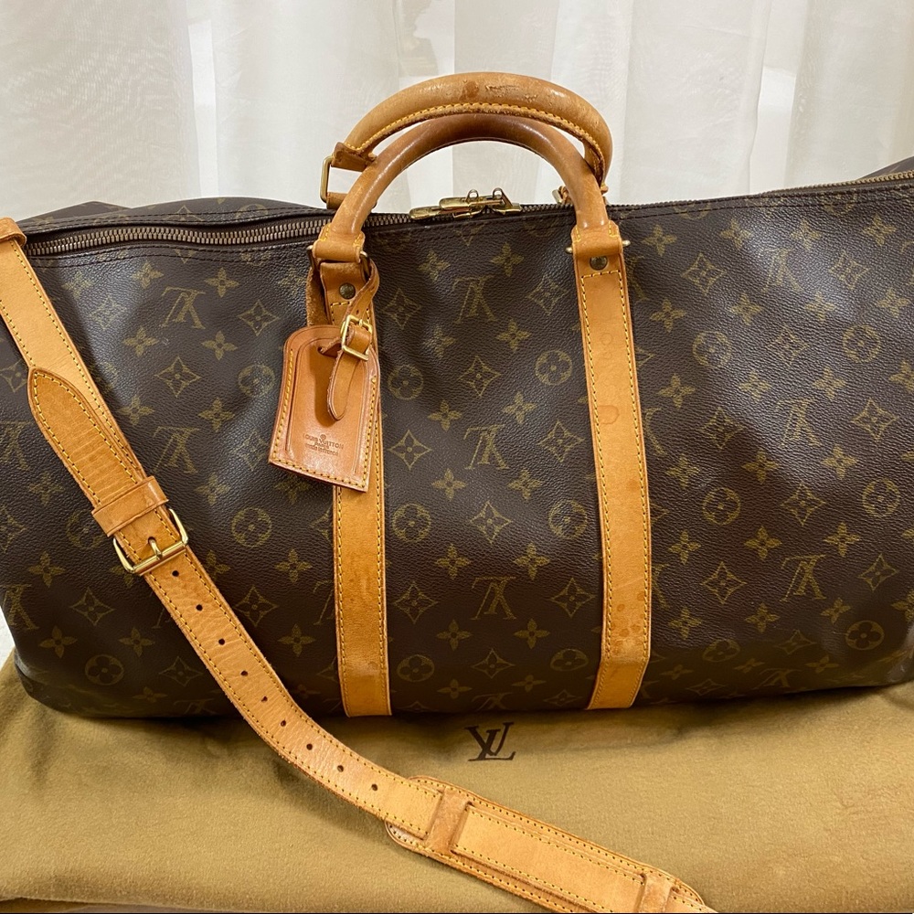 🆕Louis Vuitton Keepall 55”Travel Bag